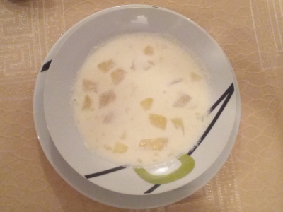 Gyömbéres almaleves