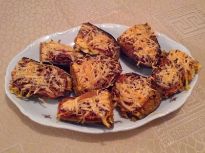 Töltött padlizsán