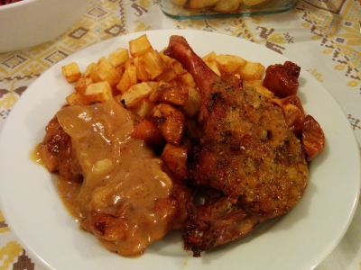 Barna sörben sült karaj