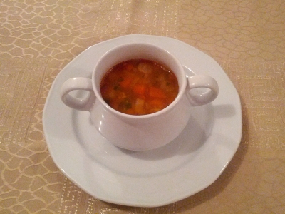 Zöldséges lencseleves