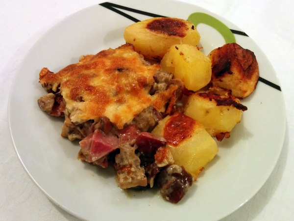 Gombás füstölt csülök