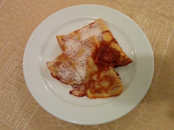 Francia rumos palacsinta házi narancs dzsemmel