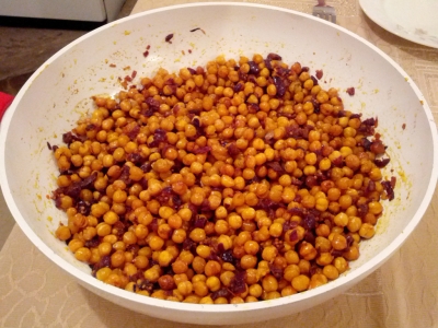 Csicseriborsó snack